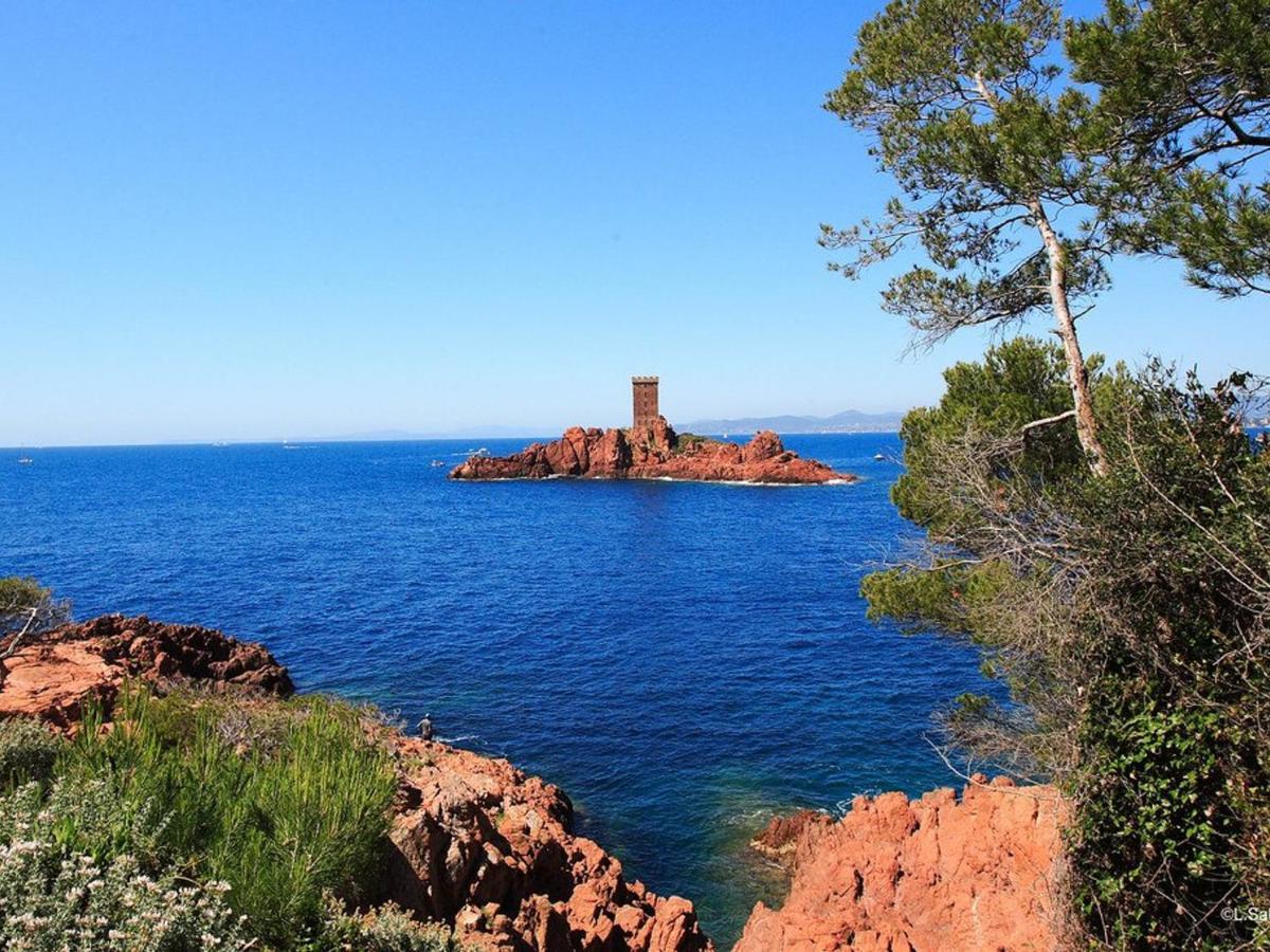Spacieux 3 Pieces Avec Terrasse, Piscine Et Garage, A 2 Pas De La Plage - Saint Raphael - Fr-1-226A-274 エクステリア 写真